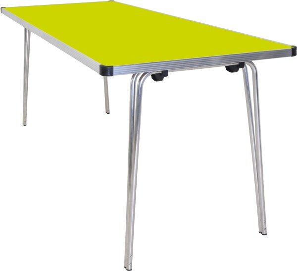 Gopak Contour 25 Folding Table W915 x D760mm - Acid Green