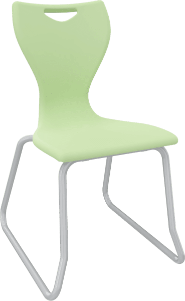 Spaceforme EN Classic Skid Base Chair Size 6 - Apple