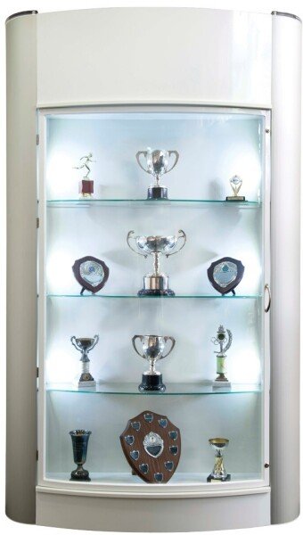 Spaceright Floor Standing Trophy Showcases with LED Lights