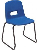 Hille GH20 Skidbase Chair With Flint Grey Frame