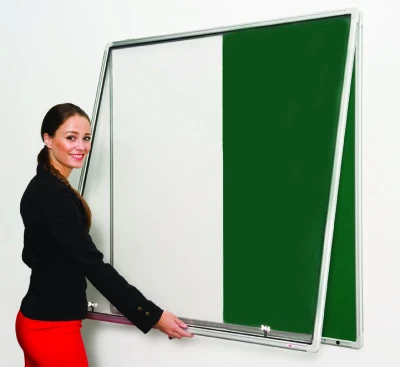 Spaceright Tamperproof Pinup and White Board Notice Board 1200 x 900mm