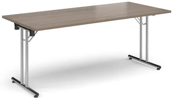 Dams Rectangular Folding Table - 1800 x 800mm - Barcelona Walnut