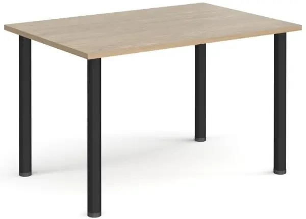 Dams Rectangular Table with Radial Leg 1200 x 800mm - Barcelona Walnut