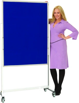 Spaceright Portrait Mobile Noticeboard - 900 x 1200mm
