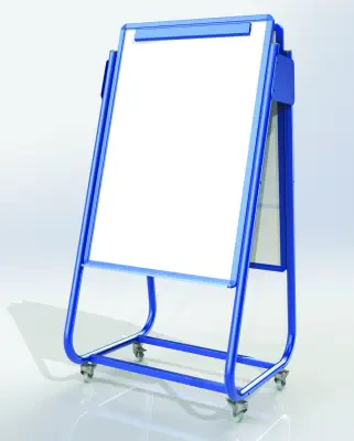 Spaceright Little Rainbows Mobile Magnetic Double-Sided White Board Display Easel