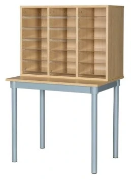 Willowbrook 18 Space Pigeonhole with Table