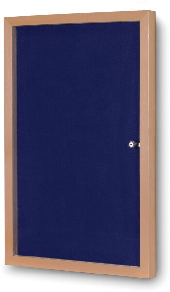 Spaceright Eco Tamperproof Noticeboard - 600 x 900mm - Blue