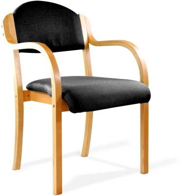 Nautilus Stackable Side Armchair with Backrest