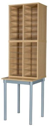 Willowbrook 24 Space Pigeonhole with Table Tall