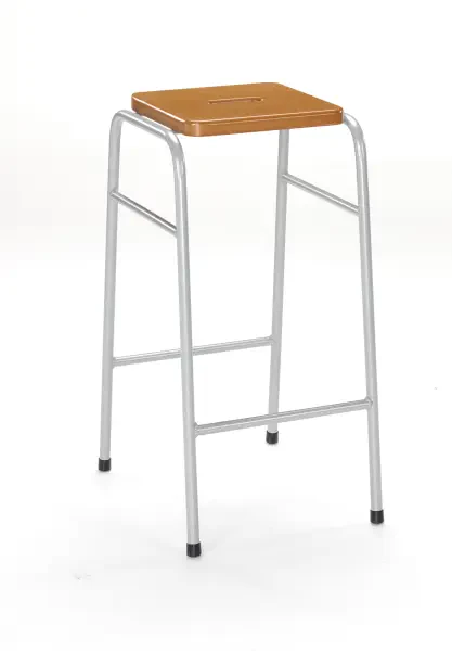 Metalliform 25 Series Stool Size 3 Polished MDF (Seat Height 570mm)
