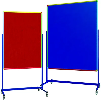 Spaceright Little Rainbows Mobile Double Sided Junior Partitions - 1200 x 1500mm