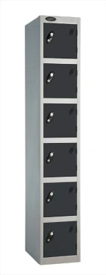 Probe Six Door Single Steel Lockers - 1780 x 305 x 460mm