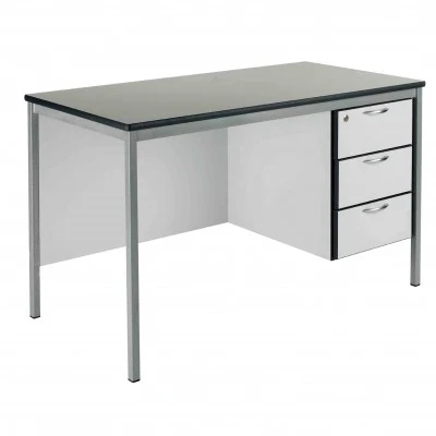 Metalliform Teachers 3 Drawer Fully Welded Frame Desk 1500mm x 750mm
