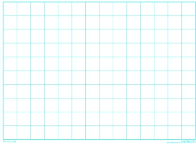 Edtech A4 Rigid Gridded Boards - Pack of 10