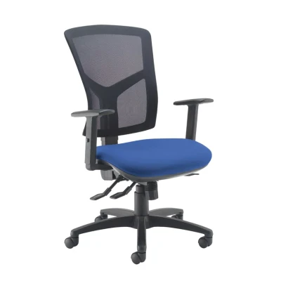 Dams Senza Mesh High Back Operator Chair with Adjustable Arms