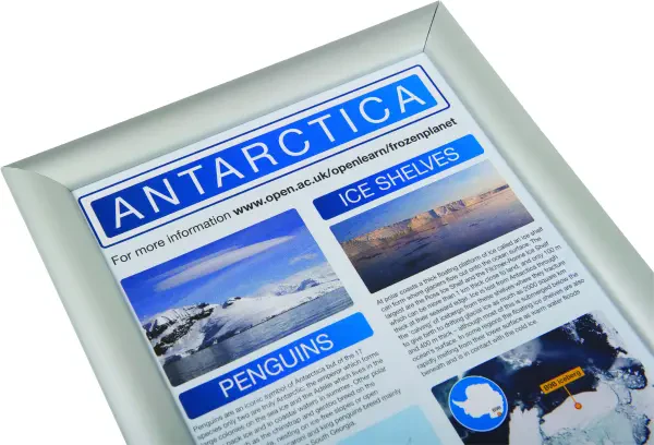Spaceright Secure Poster Display Case - 460 x 630mm