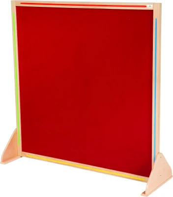 Spaceright Little Rainbows Wood Frame Double Sided Junior Partitions - 900 x 1200mm