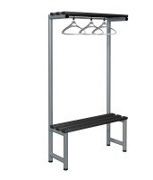 Probe Cloakroom Single Sided Overhead Hanging Bench
