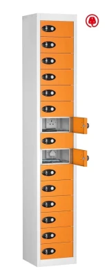 Probe TabBox 15 Compartment Locker With Standard Plug - 1780 x 305 x 370mm