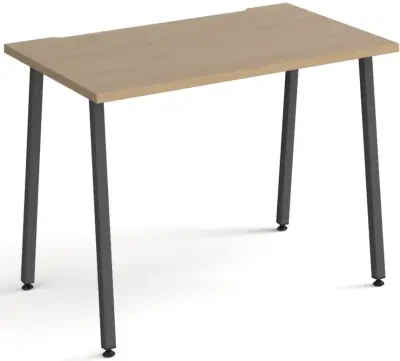 Dams Sparta Rectangular Desk with A-Frame Legs - 1000 x 600mm