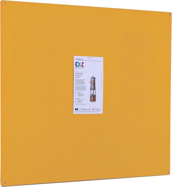 Spaceright Accents FlameShield Unframed Noticeboard - 1200 x 900mm - Gold