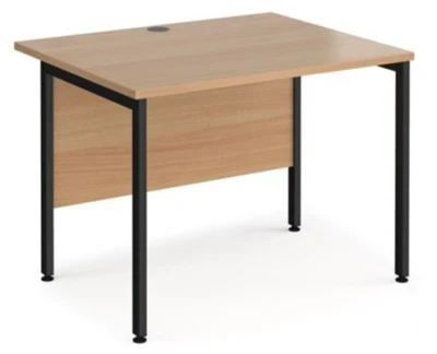 Dams Maestro 25 Rectangular Desk with Straight Legs - 1000 x 800mm