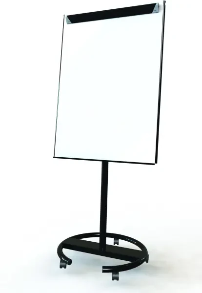 Spaceright Ultramate Mobile Magnetic Flip-chart Whiteboard Easel