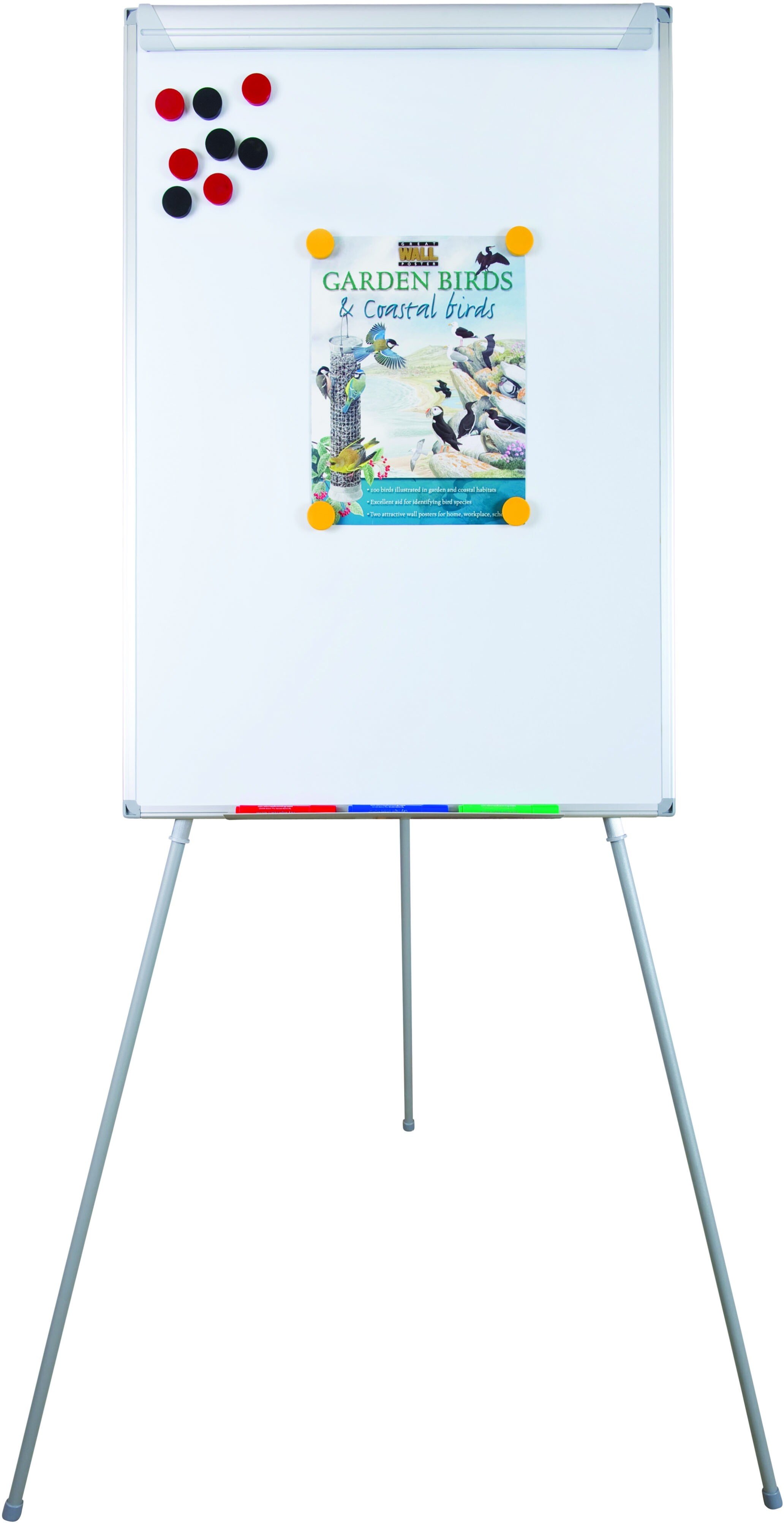Spaceright Coated Steel Writing White Boards - 2400 x 1200mm