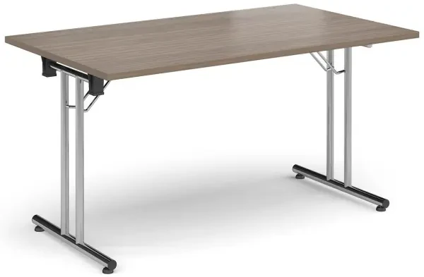 Dams Rectangular Folding Table - 1400 x 800mm - Barcelona Walnut