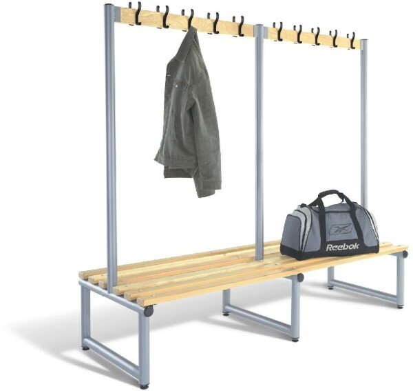 Probe Cloakroom Double Sided Hook Bench 1000 x 720mm