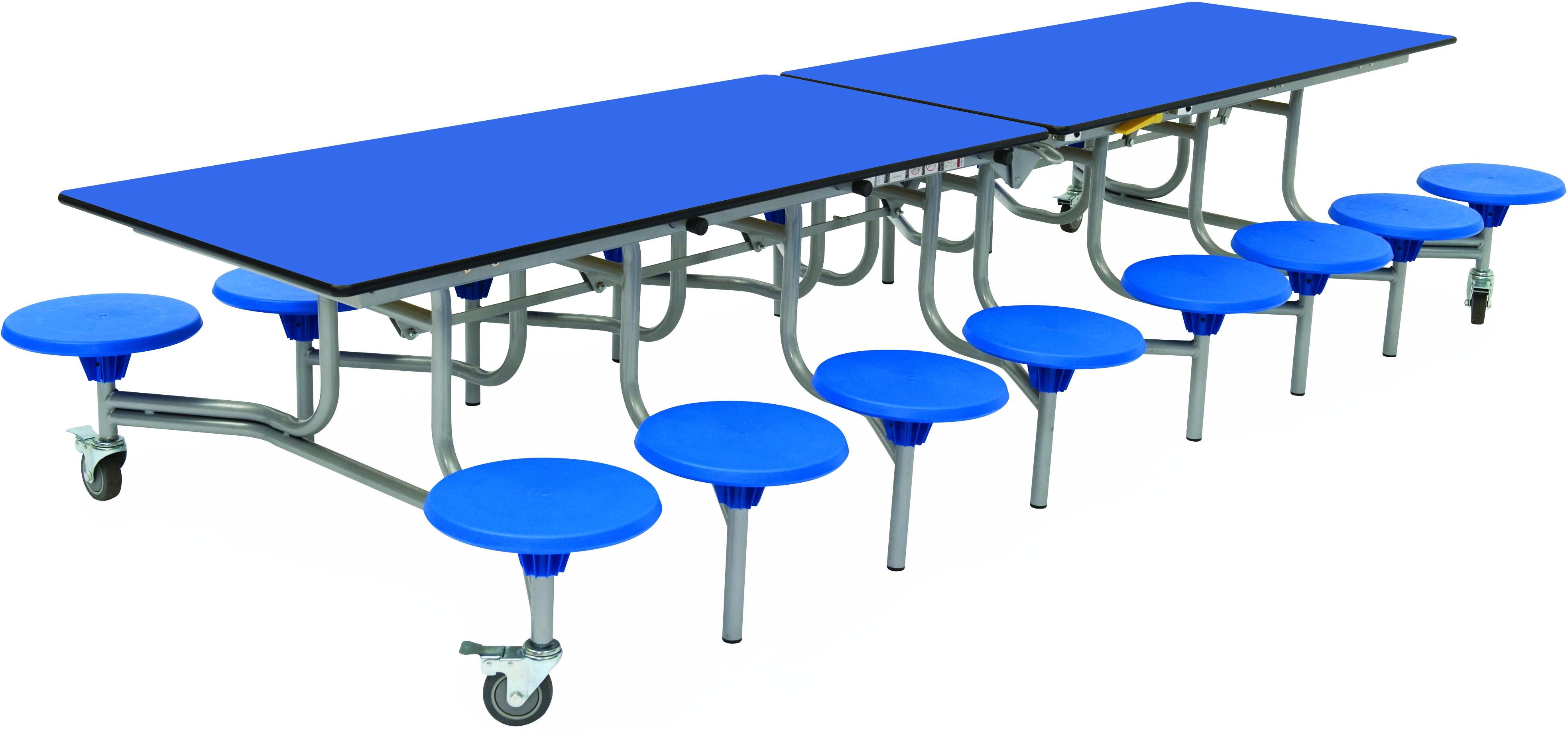 Spaceright 16 Seat Mobile Folding Table for Schools and Halls