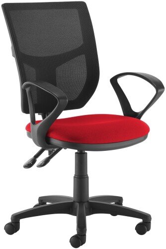 Gentoo Altino 2 Lever High Mesh Back Operators Chair with Fixed Arms