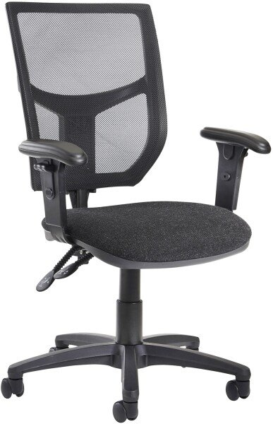 Dams Altino Operator Chair with Adjustable Arms - Black