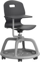 Arc Community Swivel Chair with Arm Tablet