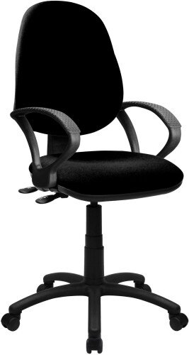 Nautilus Java 200 Medium Back Operator Chair - Twin Lever with Fixed Arms
