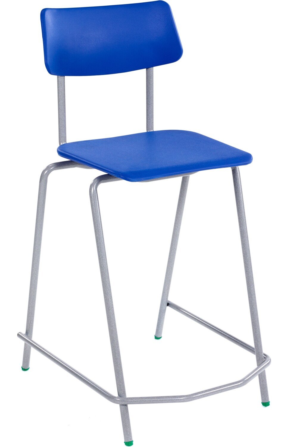 Metalliform MS128-BK-Blue BS High Chair with 670 mm Seat Blue 