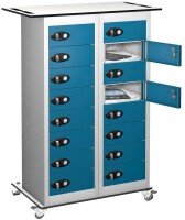 Probe TabBox 16 Compartment Trolley With USB - 1050 x 800 x 370mm