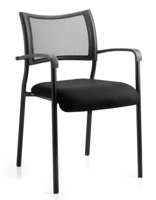 Dynamic Brunswick Chair Black Frame With Arms