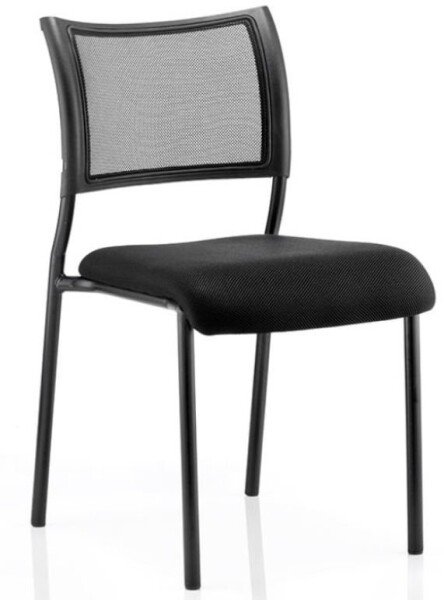 Dynamic Brunswick Chair Black Frame Without Arms - Black
