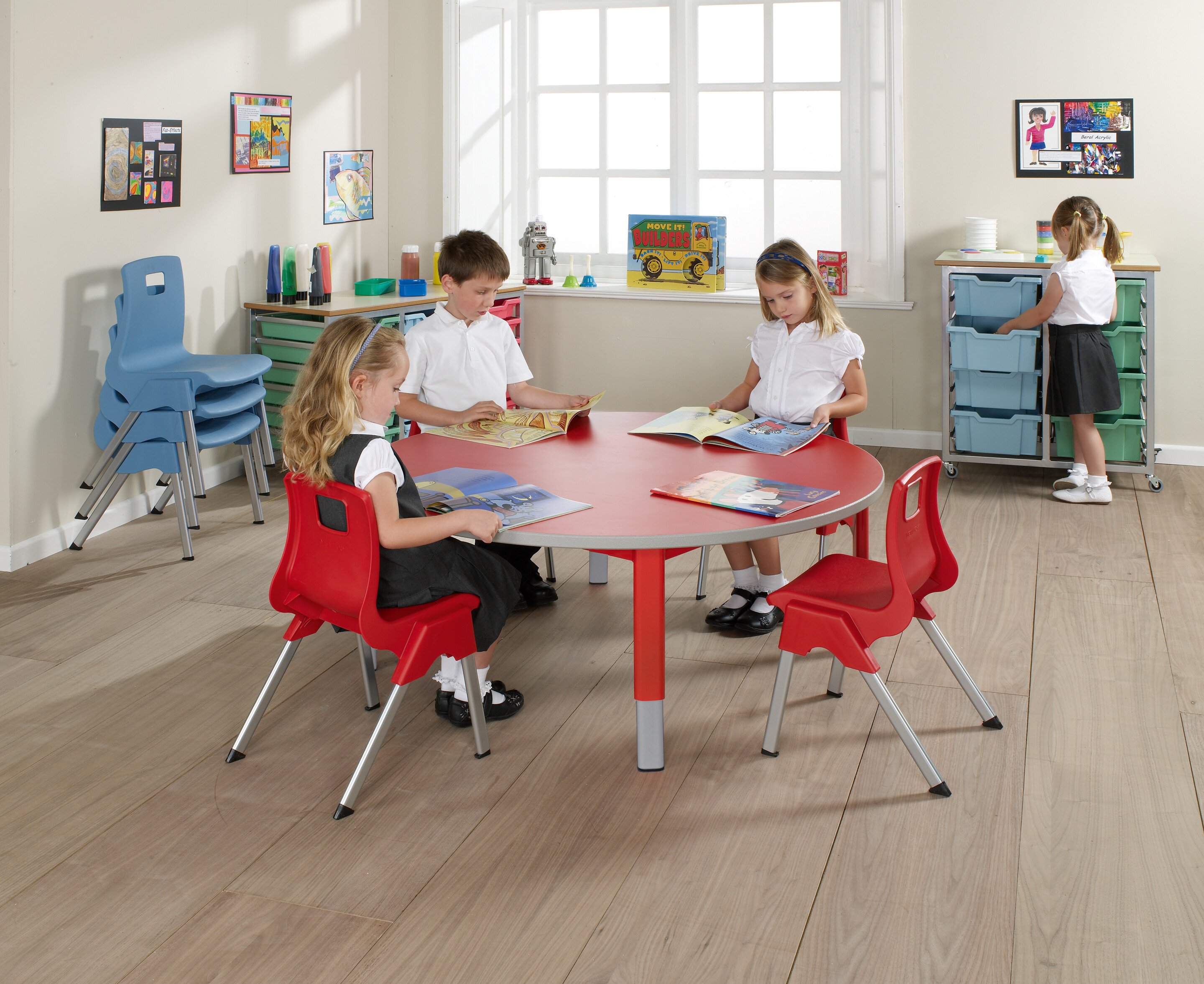 round school tables
