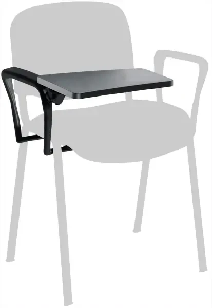 TC Club Plastic Writing Tablet & Arm - Black