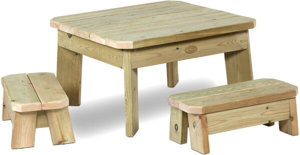 Millhouse Square Table & Bench Set - Preschool