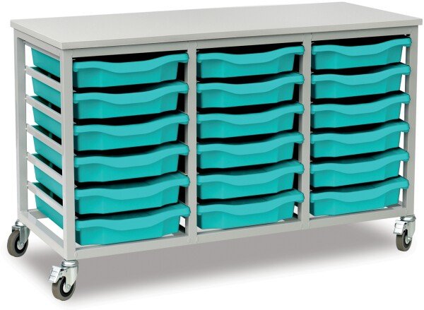 Monarch 18 Shallow Tray Unit - Turquoise