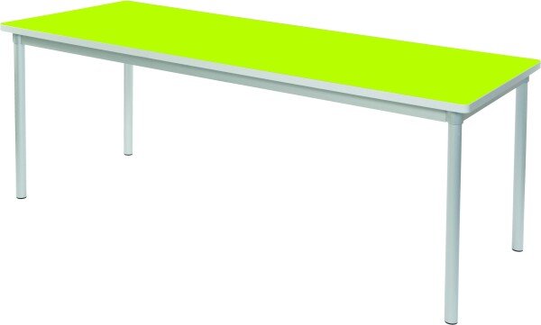 Gopak Enviro Rectangular Dining Table - 1800 x 750mm - Acid Green