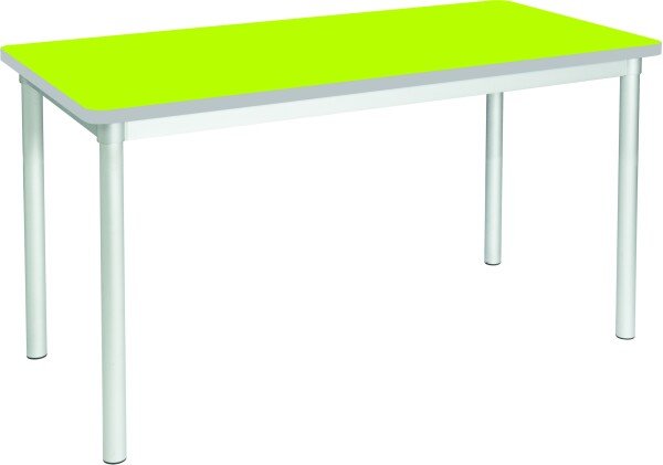 Gopak Enviro Rectangular Dining Table - 1400 x 750mm - Acid Green