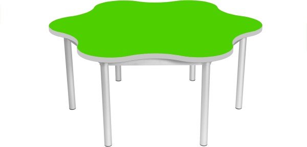 Gopak Enviro Early Years Daisy Shaped Table - Acid Green
