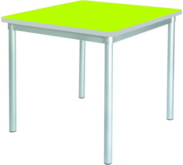 Gopak Enviro Square Dining Table - 750mm - Acid Green