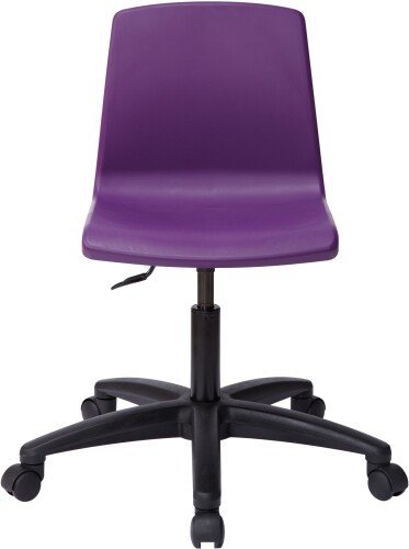 Metalliform NP Swivel Chairs with Black Base - Seat Height 355-420cm