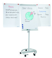 Franken Mobile Magnetic Flipchart Board with Extendable Arms
