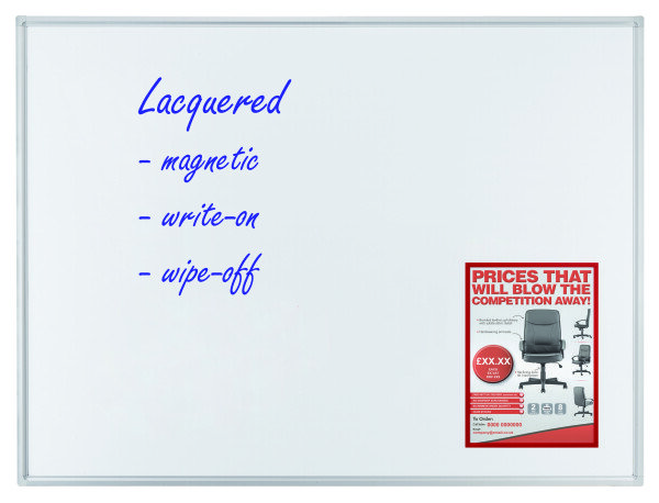 Franken Premiumline Magnetic Whiteboard - 1800mm x 1200mm